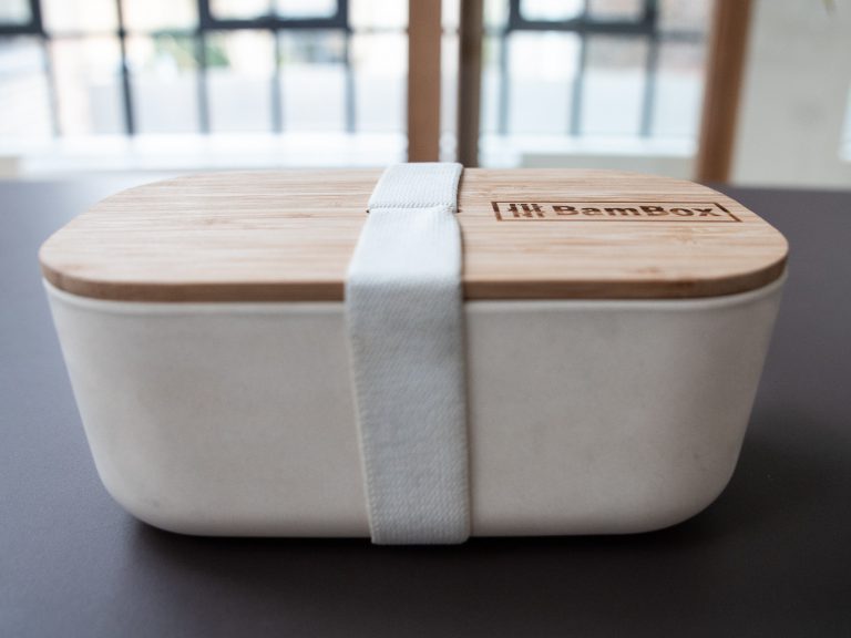 Bamboo Lunch Box - White