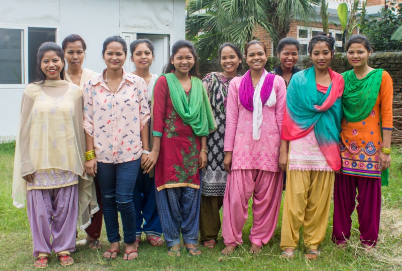 Women helped by Nepal youth foundation