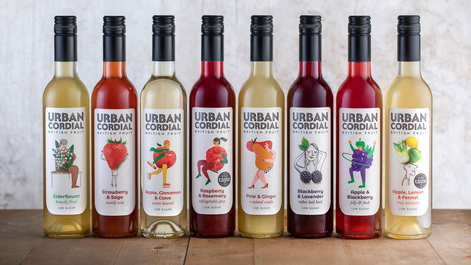 Urban Cordial: Naturally delicious, low-sugar cordials made from