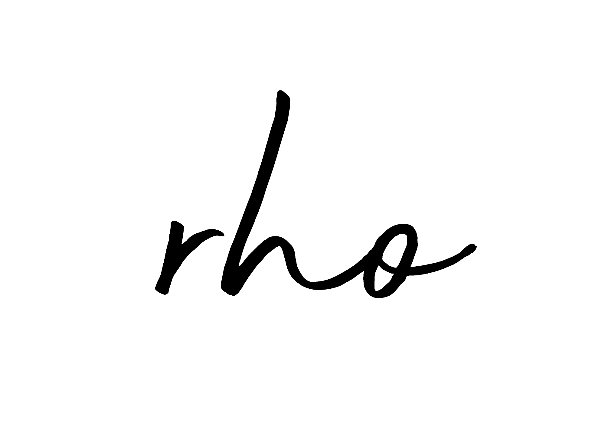 rho