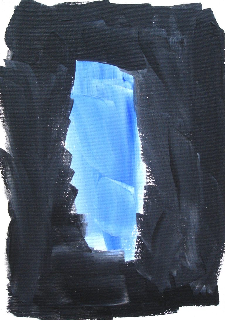 Blue in Black by Anna