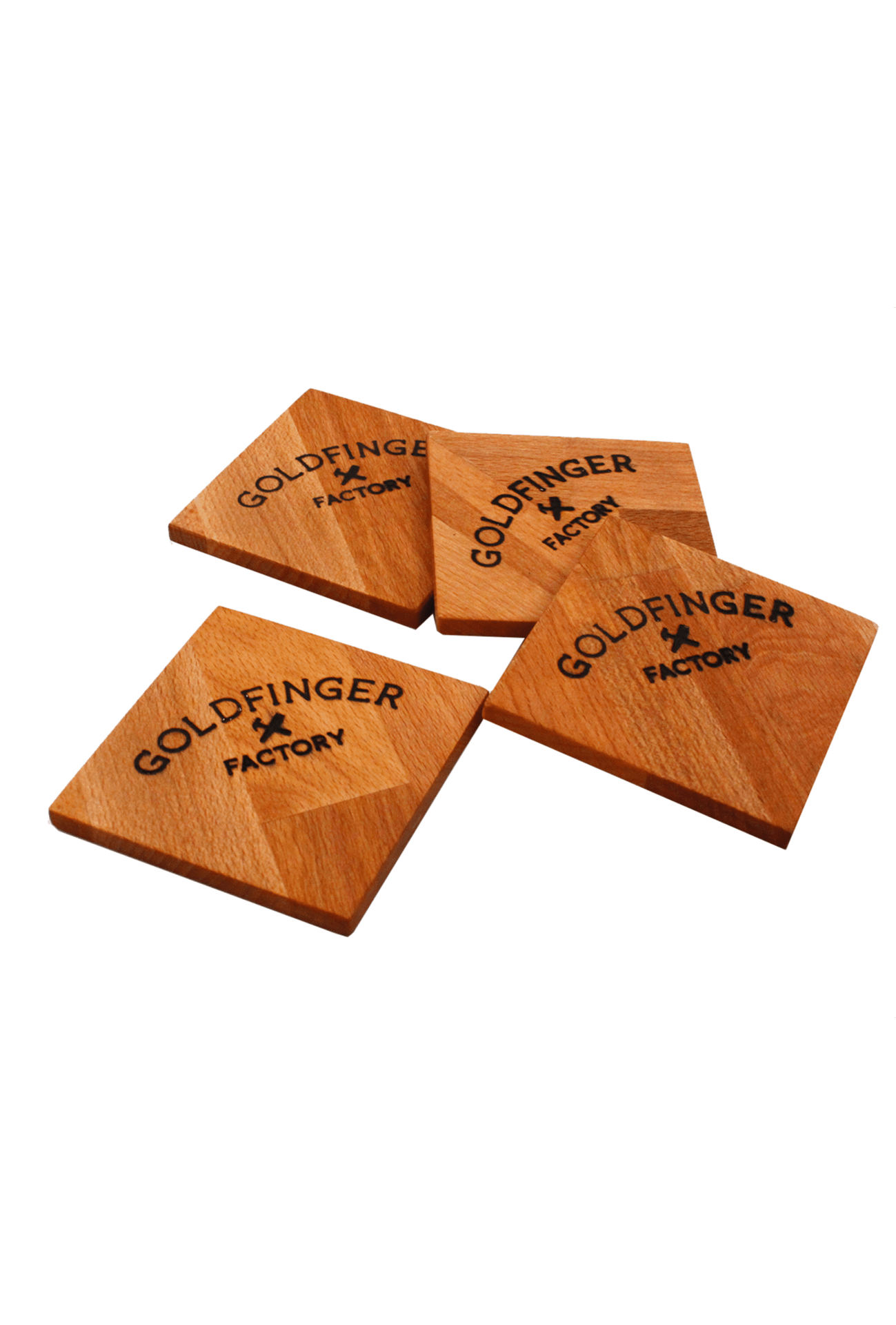 Goldfinger coasters (set of four)