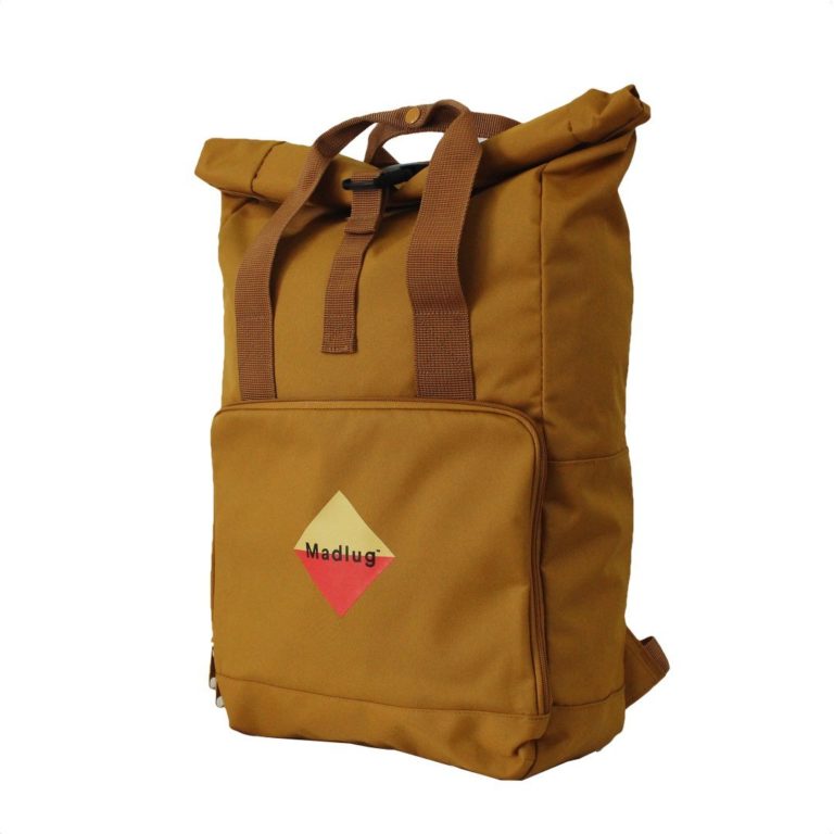 Mustard Roll-Top Daypack