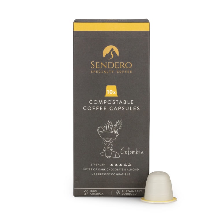 Compostable Coffee Capsules - Columbia - 10 Capsules