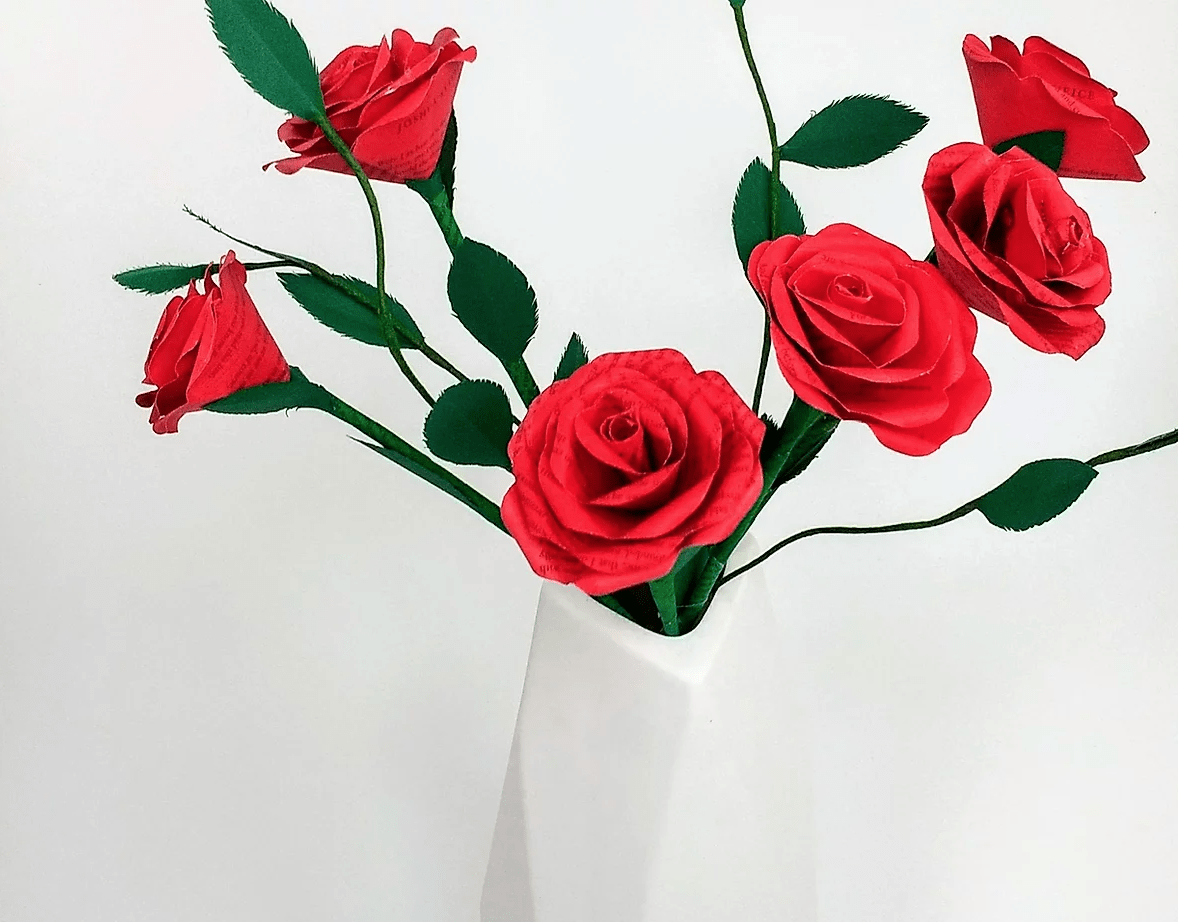Page & Bloom - Red Rose Bouquet