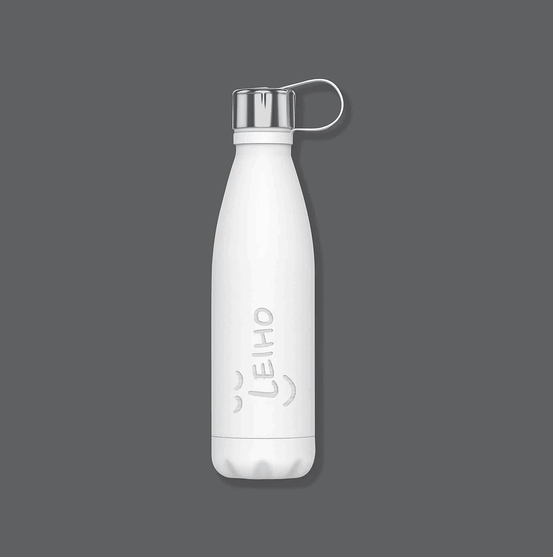 Go With The Flow Stainless Steel Water Bottle