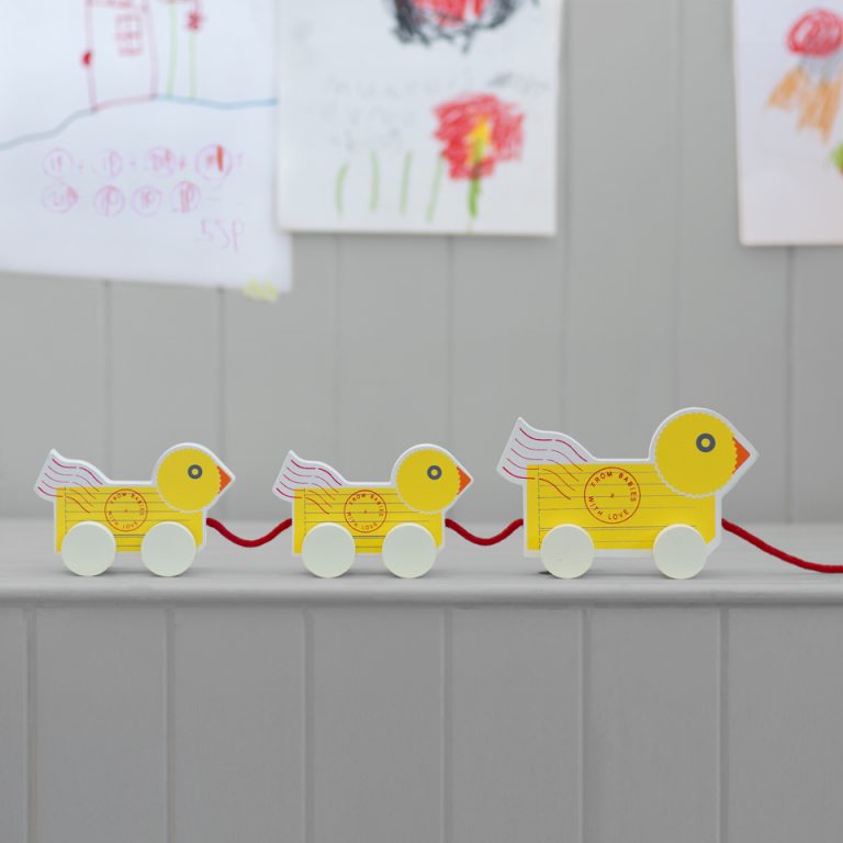 Duck Family Pull-Along Wooden Toy