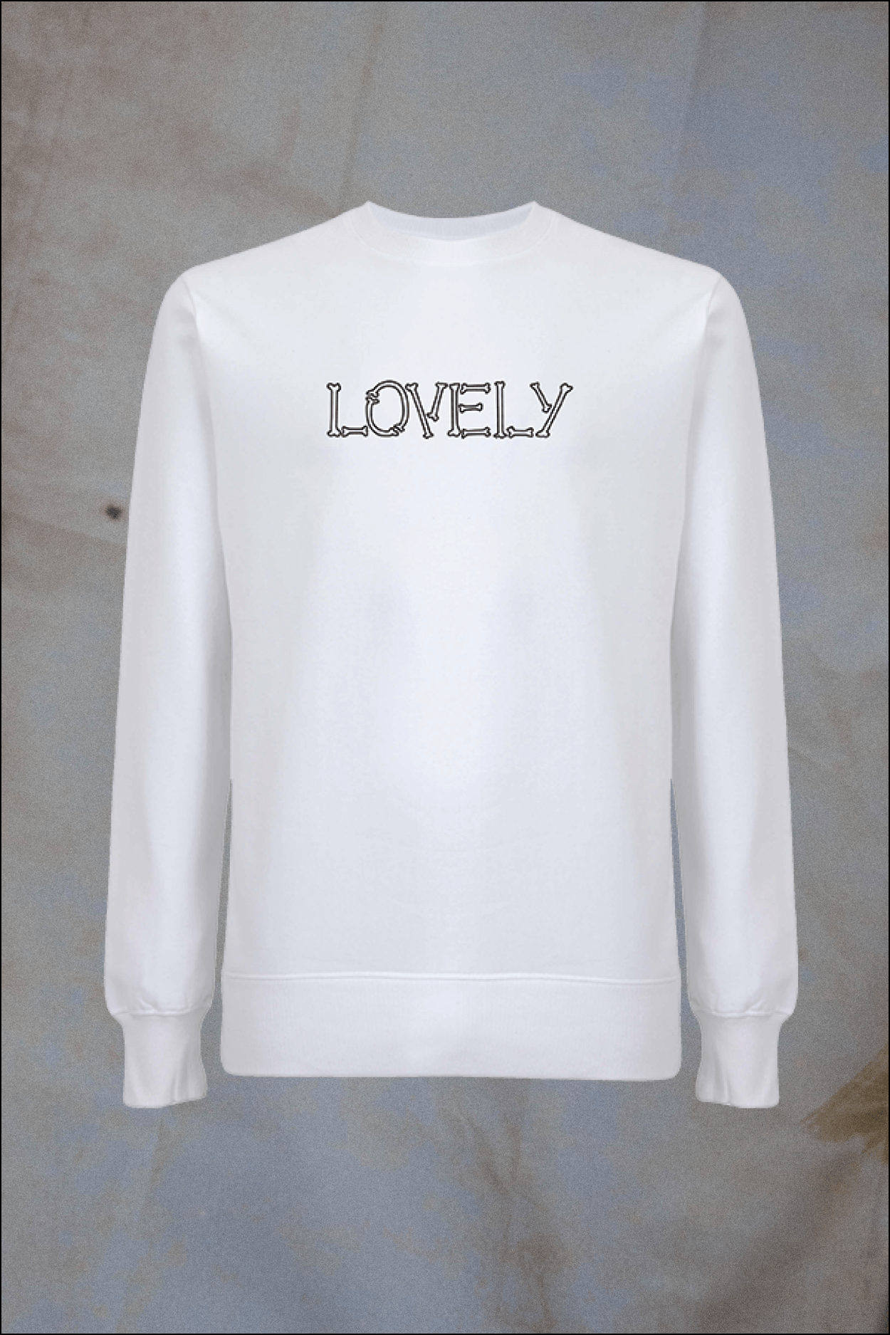 Unisex Lovely Organic Cotton Sweatshirt – Made to order – 2-3 week wait
