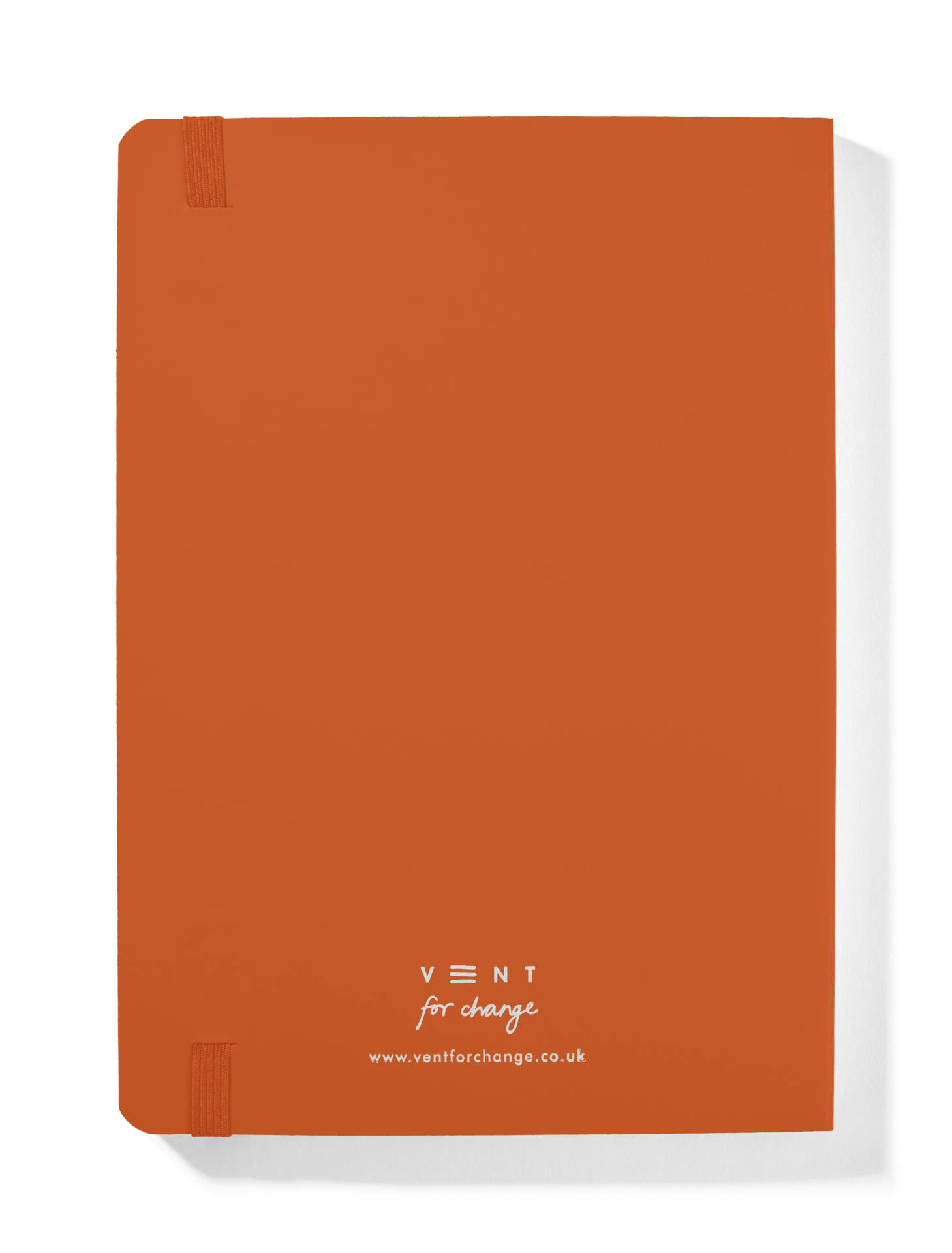 Recycled Leather A5 Lined Notebook - Burnt Orange