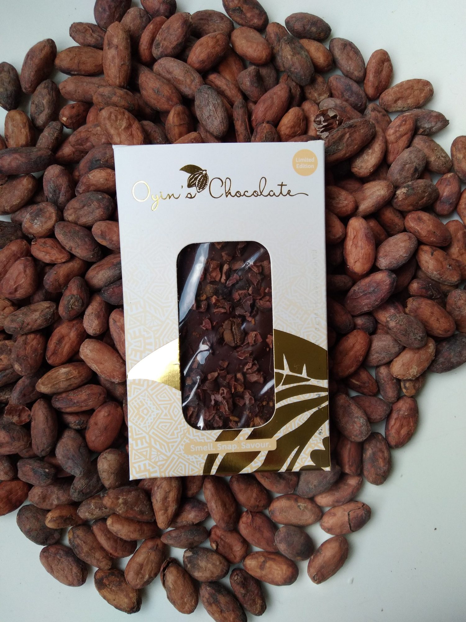 Oyin's Chocolate Coffee and Cocoa Nibs - 3 pack