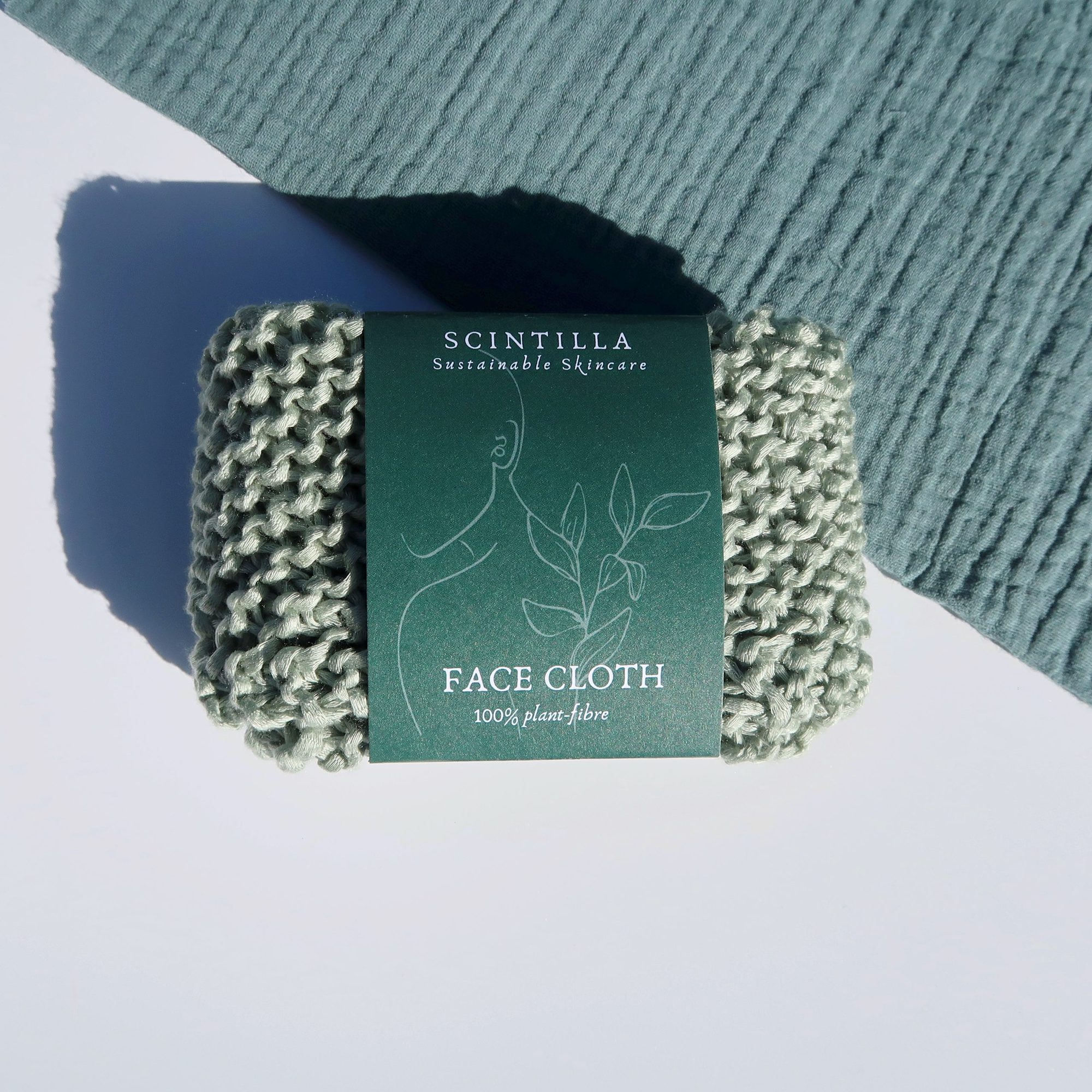 Supersoft Facecloth - Sage Green