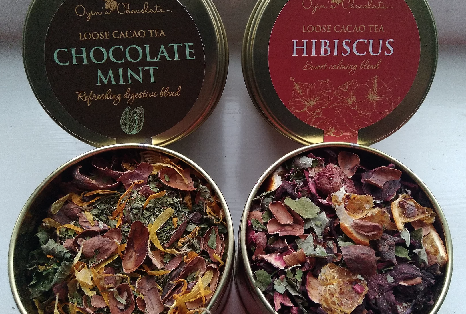 Set of Two Cacao Teas