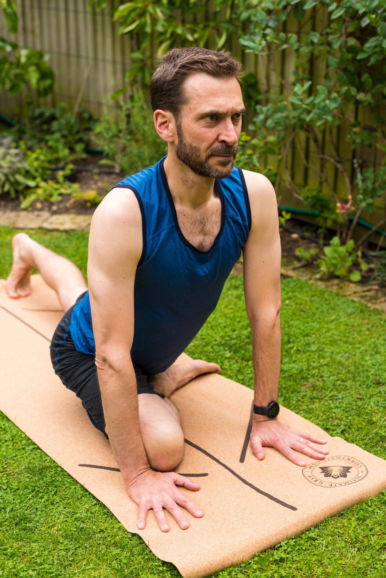 The Premium and Travel Cork Yoga Mat Duo