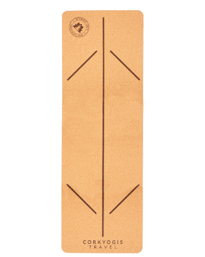 The Premium Aligned Yogi Cork Yoga Mat