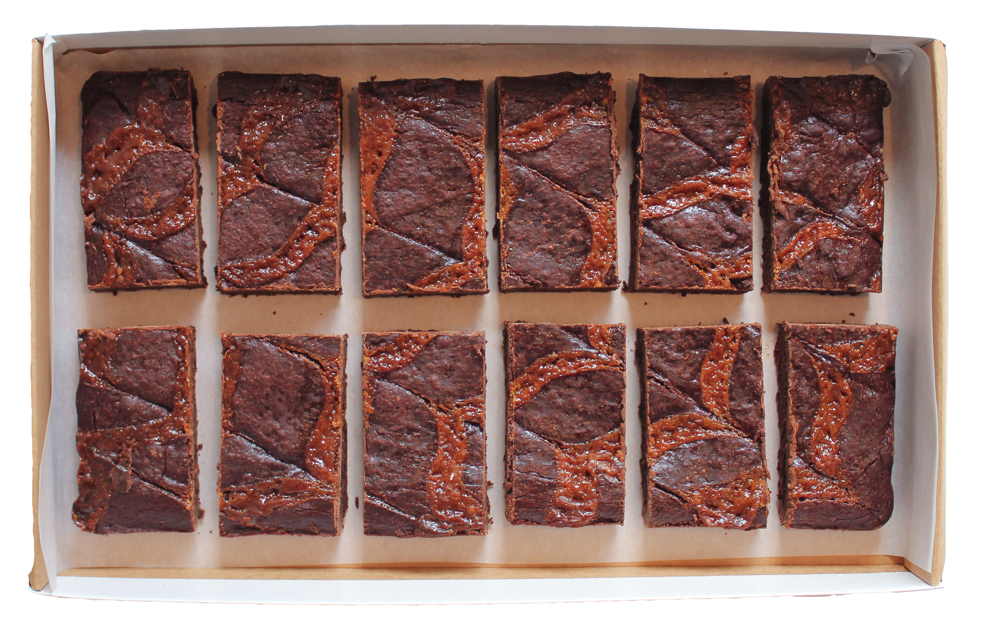 Letterbox Brownie - Salted Caramel (GF) - Pack of Four