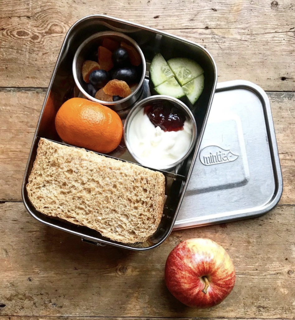 The Mintie snug midi stainless steel lunch box set