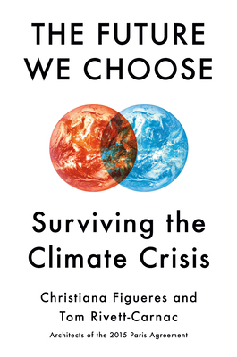 The book cover for The Future We Choose