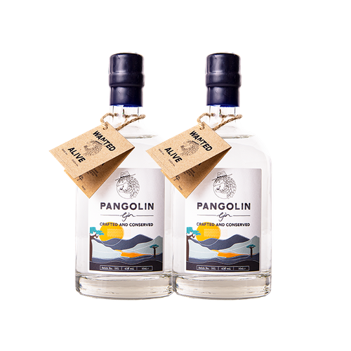 Two x Pangolin Gin 50cl