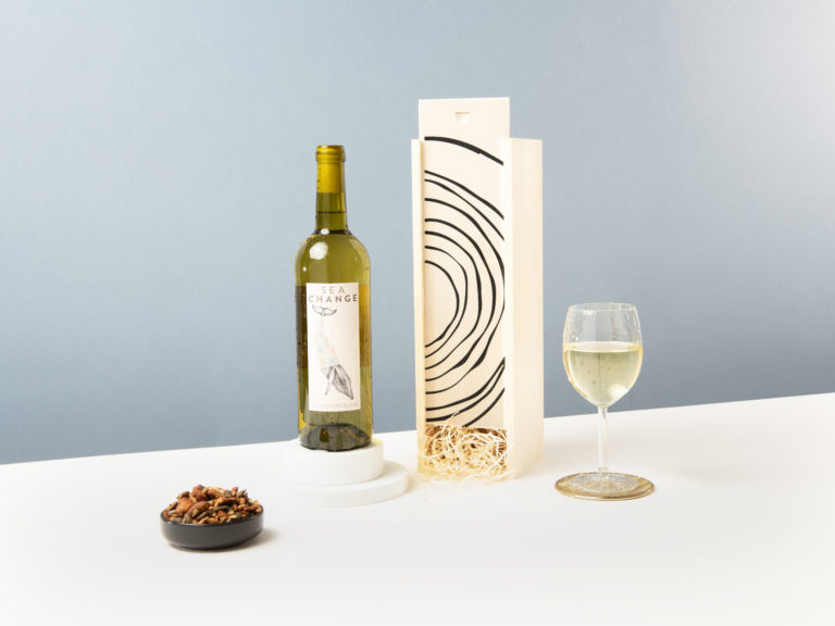 The Sauvignon Blanc Wine Gift with Wooden Gift Box