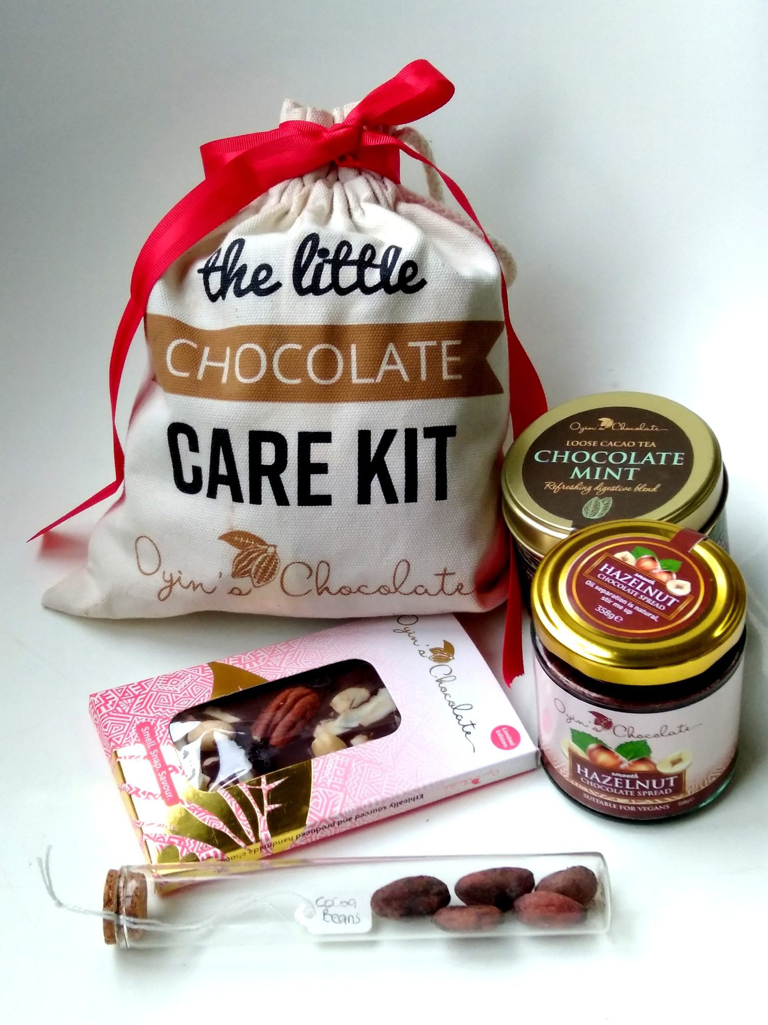 Chocolate Gift Set with Drawstring Bag
