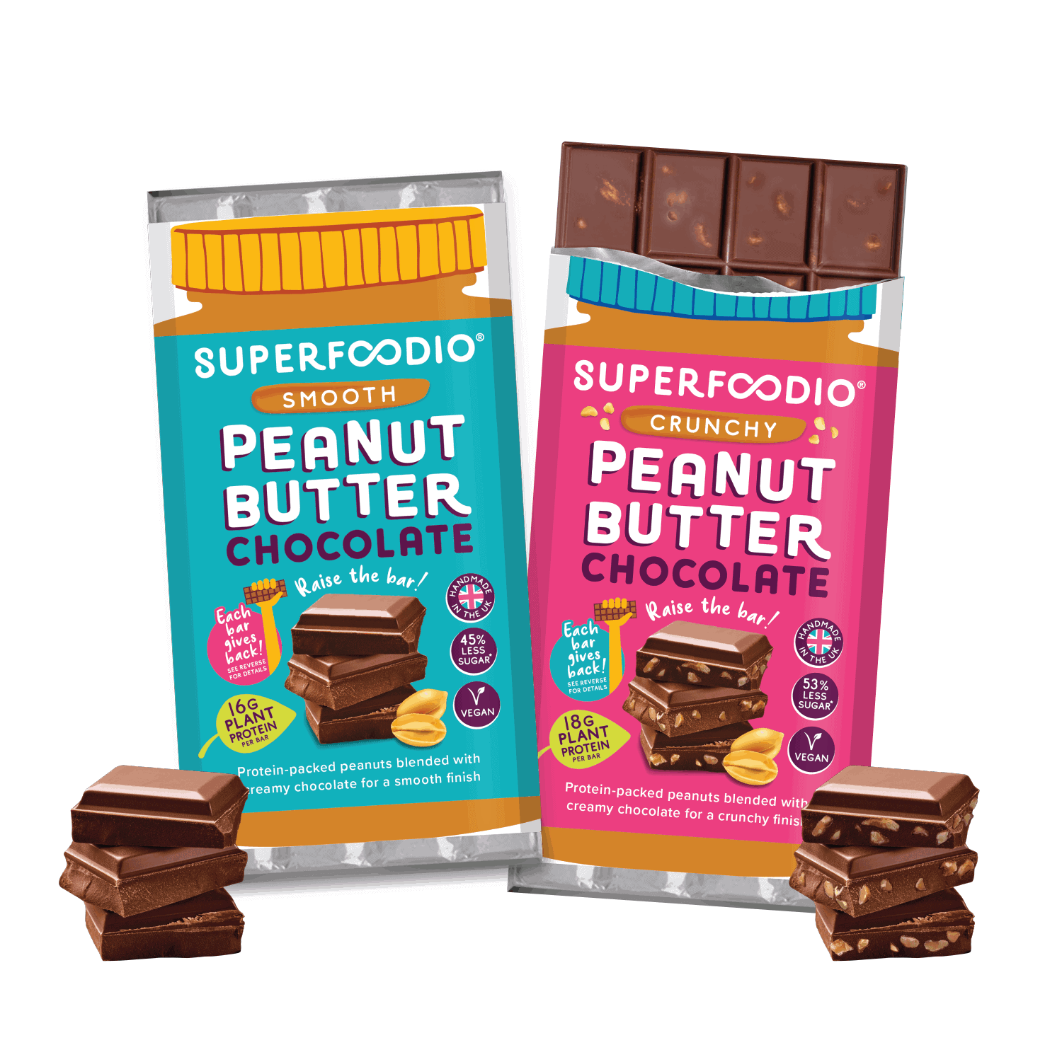 Peanut Butter Chocolate Letterbox Taster Pack - Smooth and Crunchy
