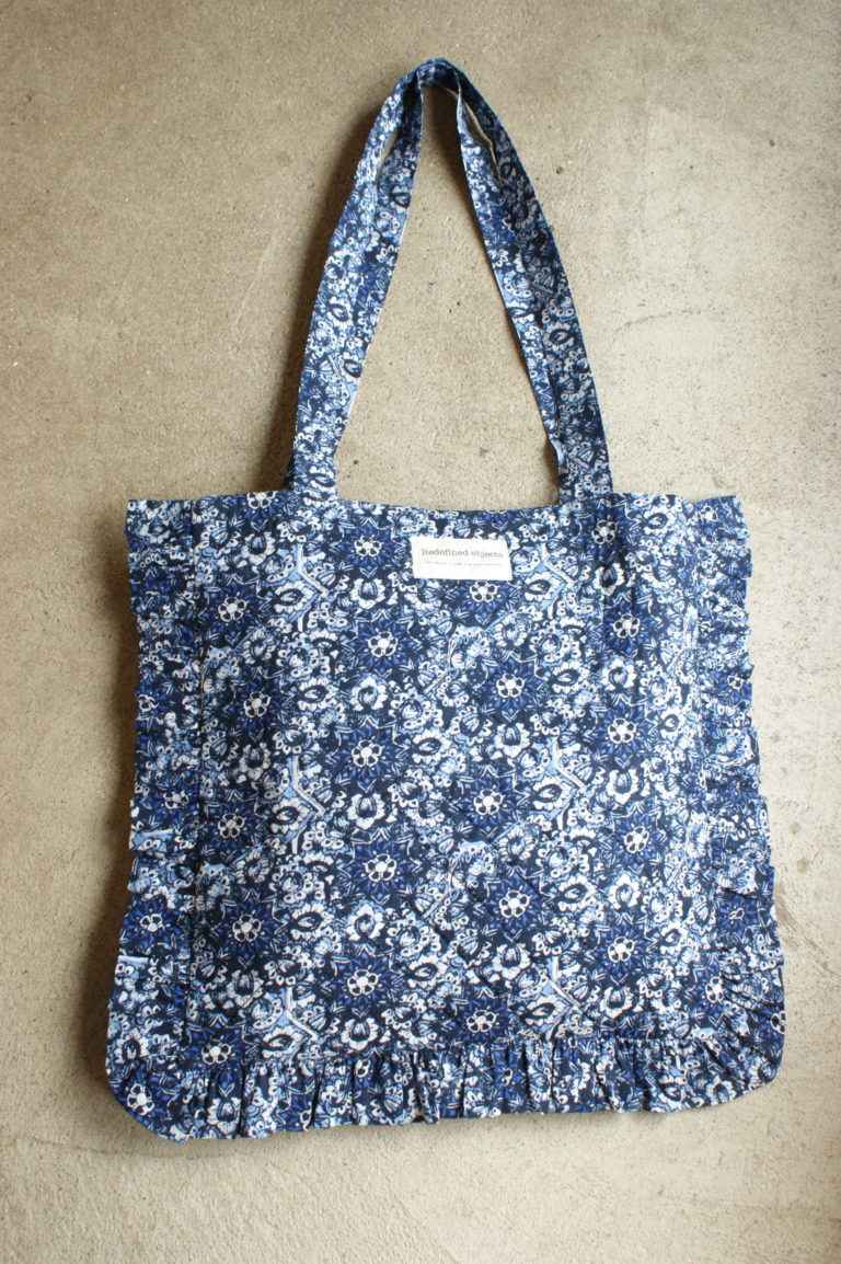 Floral Frill Tote Bag