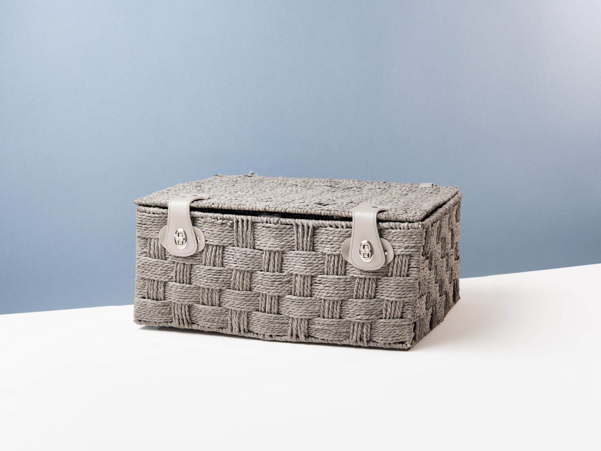 The Thinking of You Morale Booster Gift Box - Grey Rope Basket