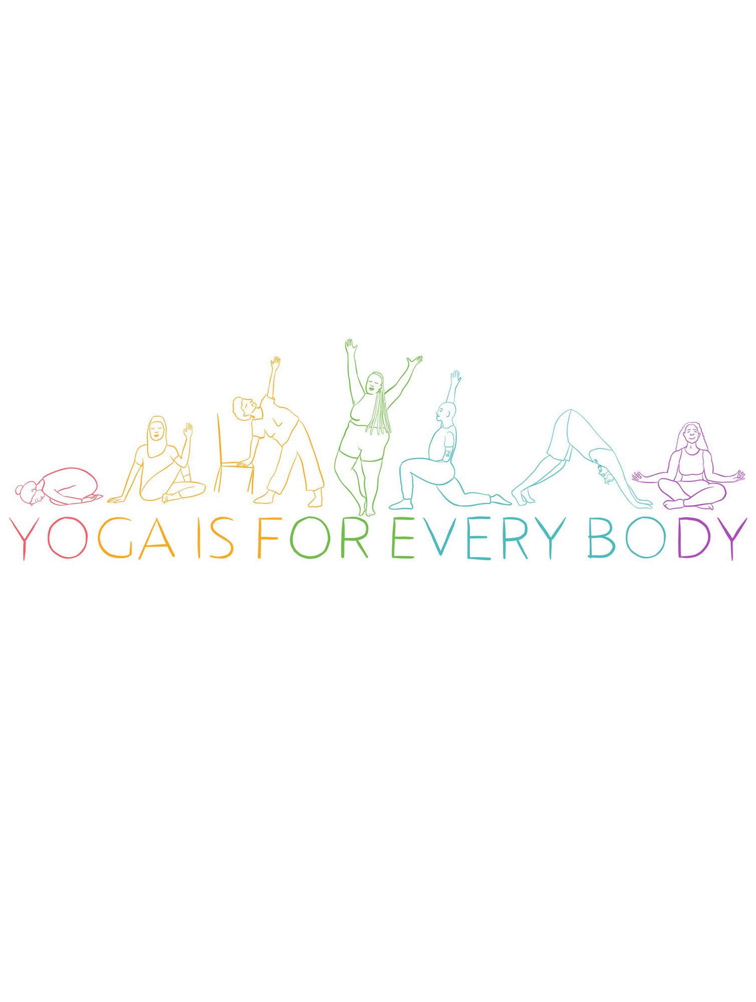 Hazel Mead x Birdsong 'Yoga is For Every Body' Tee