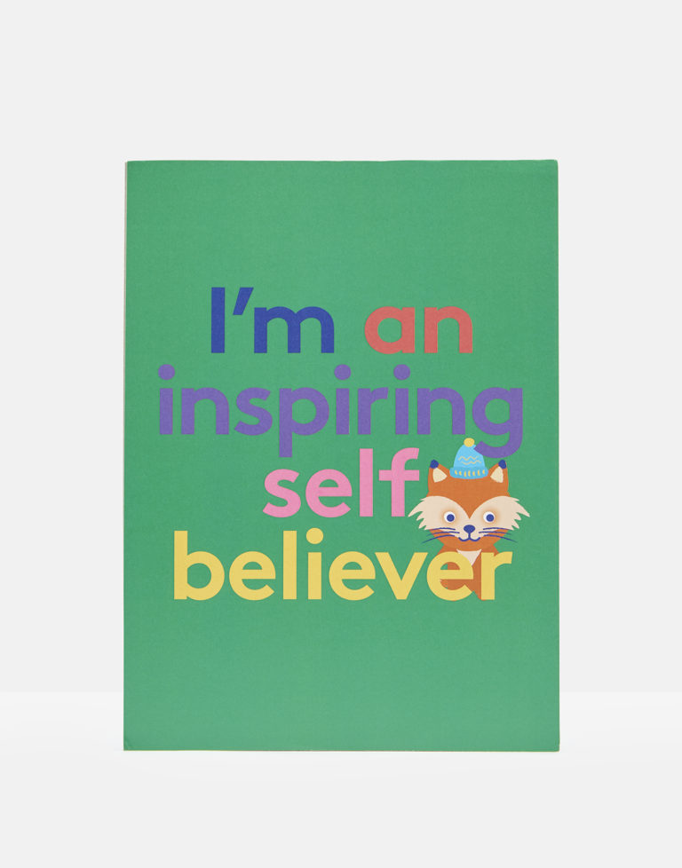 Inspiring Self Believer Pencil, Card and Poster Gift Pack