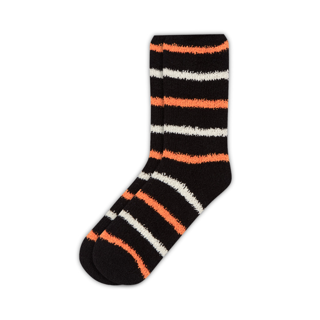 Amber Stripe Fluffy Sock