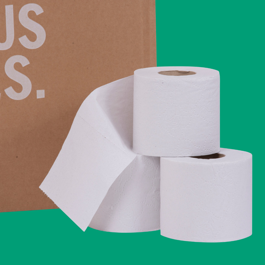 100% Recycled, UK-made, 3-Ply Toilet Roll - 36