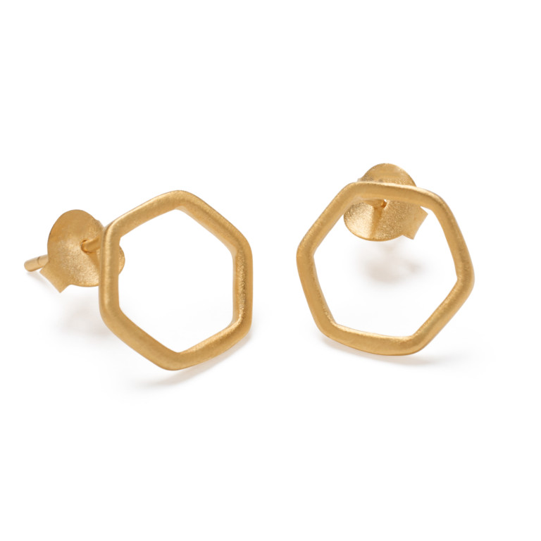 Naina Earrings - Gold