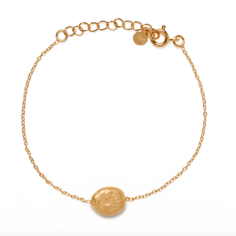 Jaya Bracelet &amp; Necklace Set - Shiny Gold