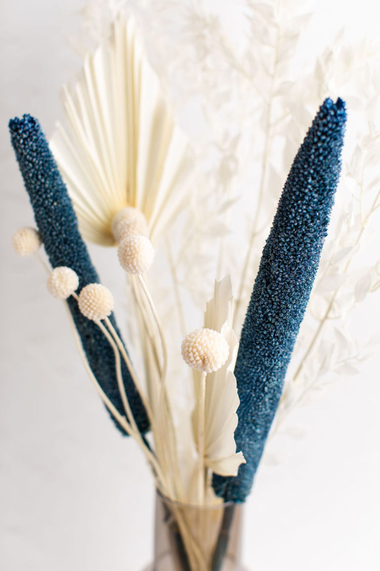 Blue Dried Flowers – Letterbox Bouquet