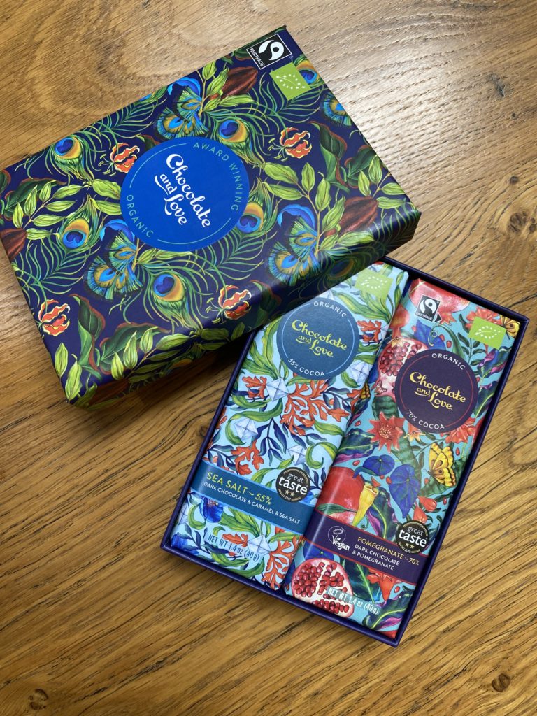 Rich Dark Chocolate Gift Box 4 x 40g