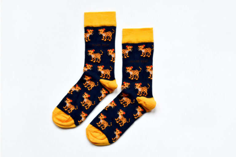 Save the Leopards Bamboo Socks