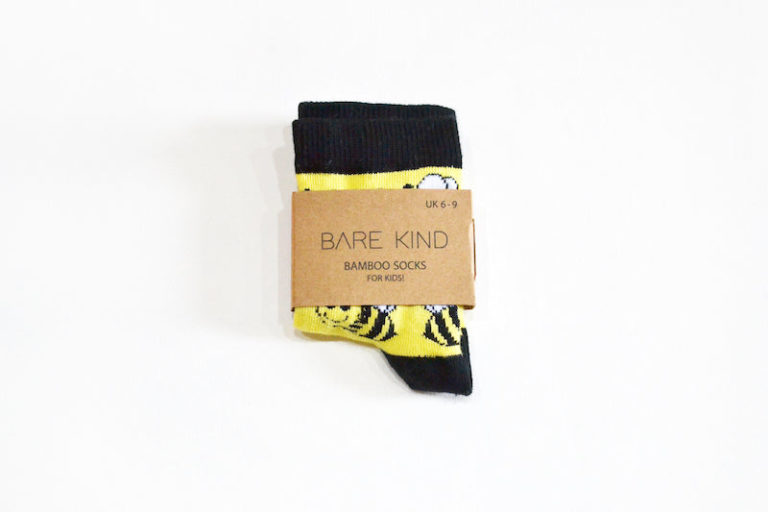 Save The Bees Bamboo Socks For Kids