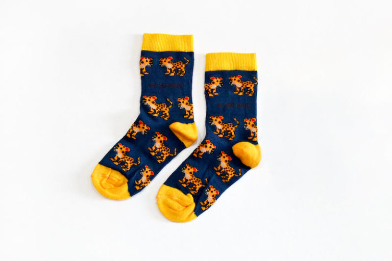 Save The Leopards Bamboo Socks For Kids