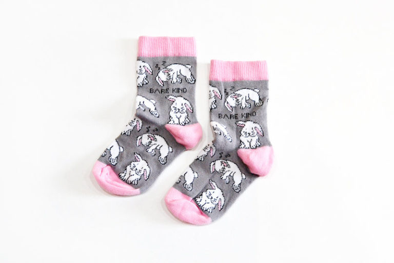 Save The Rabbits Bamboo Socks For Kids
