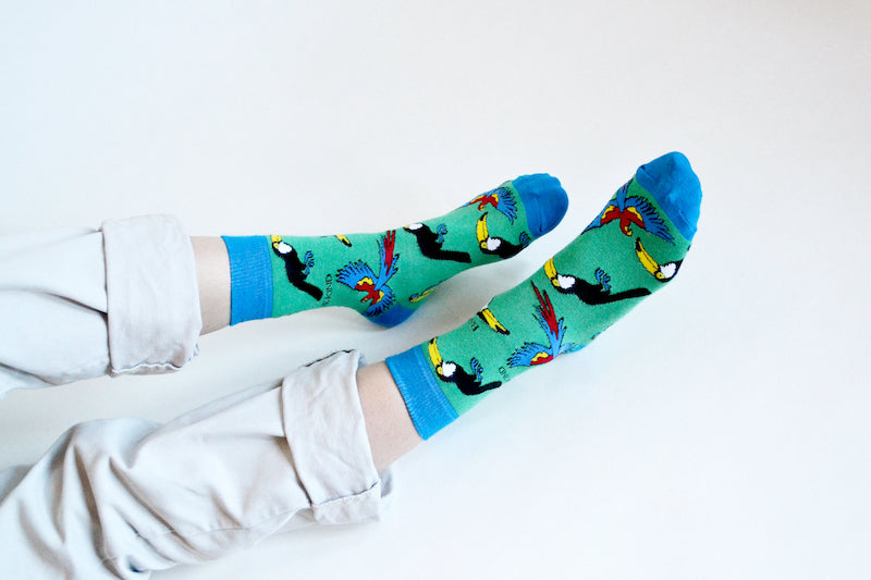 Save the Toucans Bamboo Socks