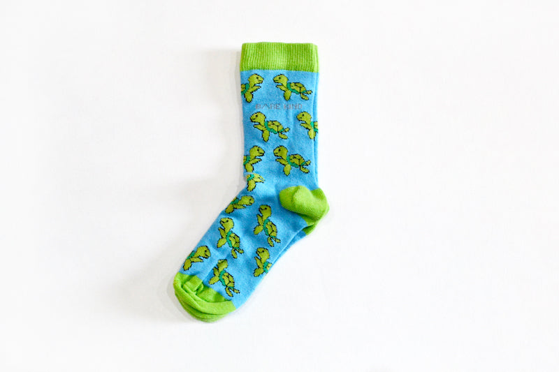 Save The Turtles Bamboo Socks For Kids