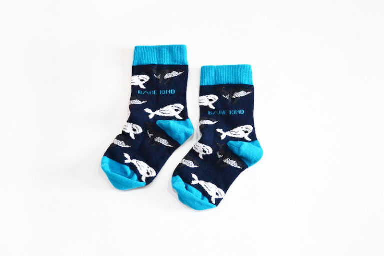 Save The Whales Bamboo Socks For Kids