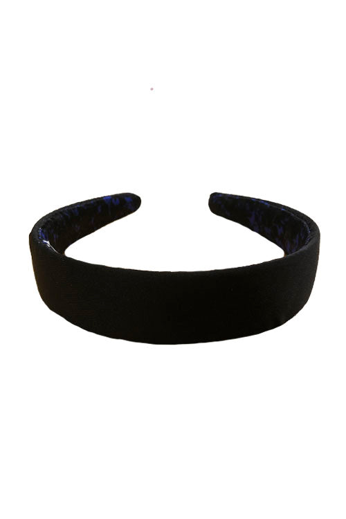 Black Silk Headband - One Size