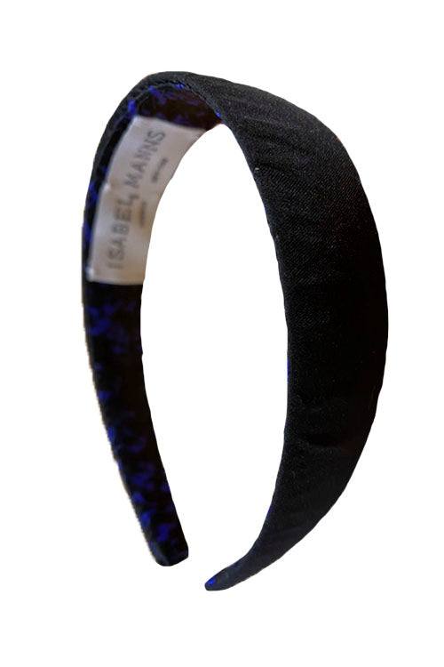 Black Silk Headband - One Size