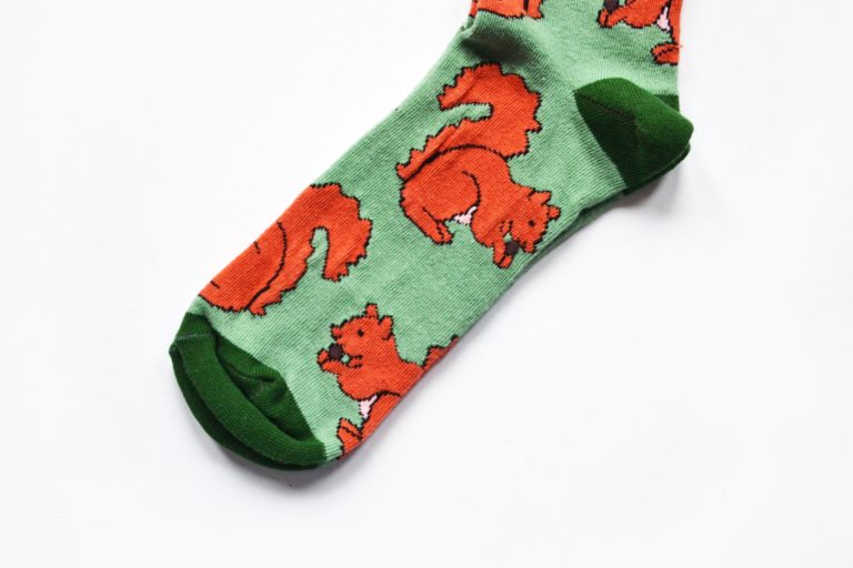 Save The Red Squirrels Bamboo Socks