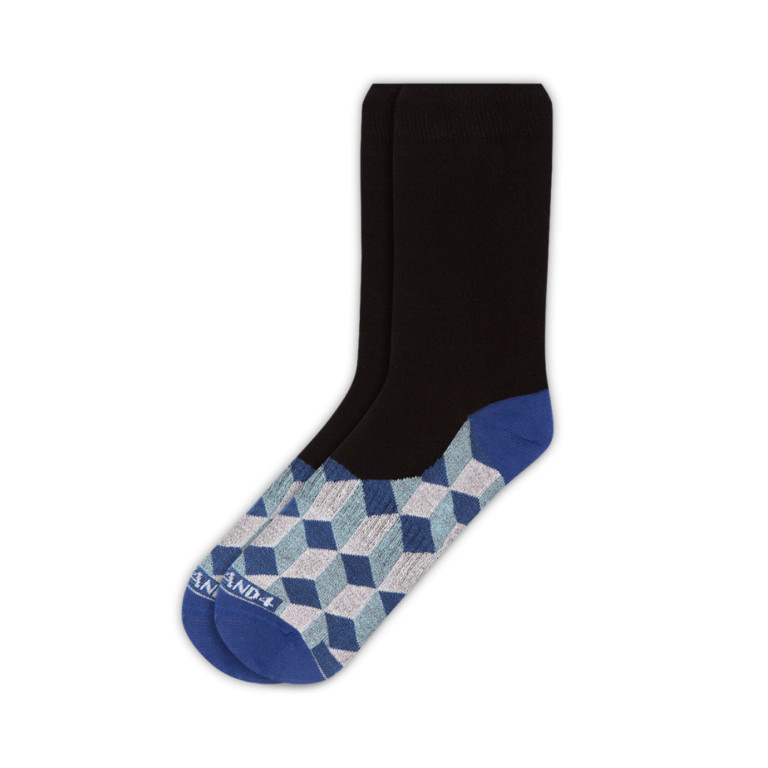 Blue Optical Office Sock