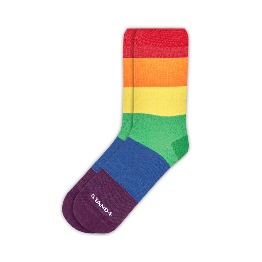 Pride Rainbow Bamboo Sock