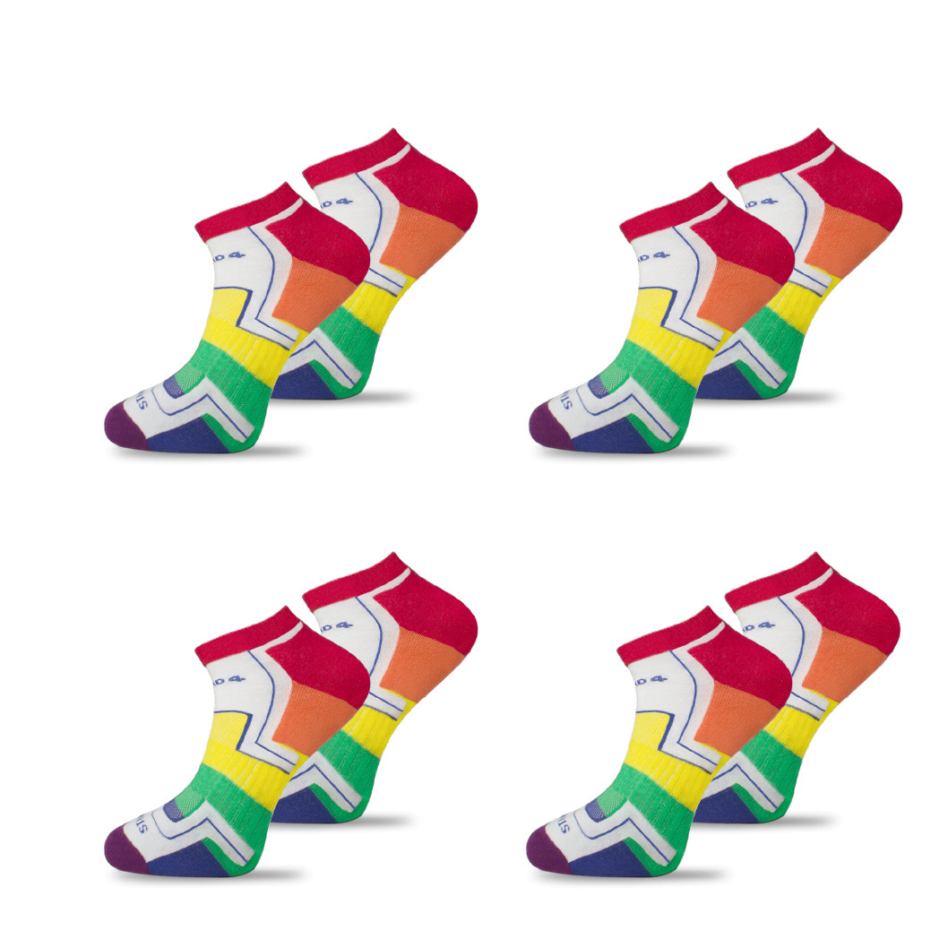 Pride Rainbow Performance Ankle Sock 4-Pack