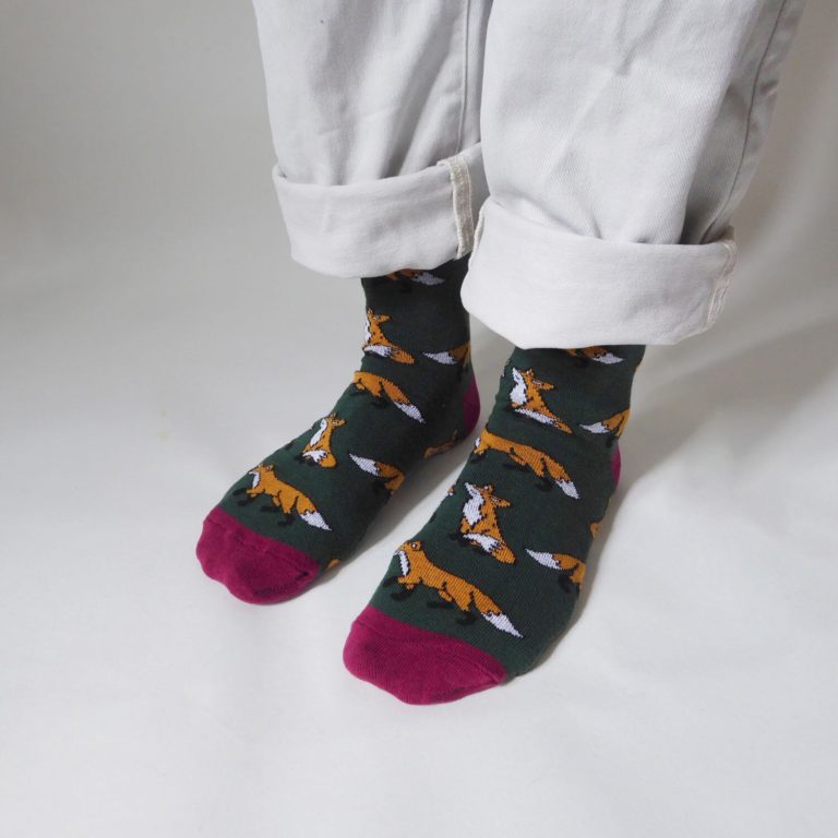 Save the Foxes Bamboo Socks