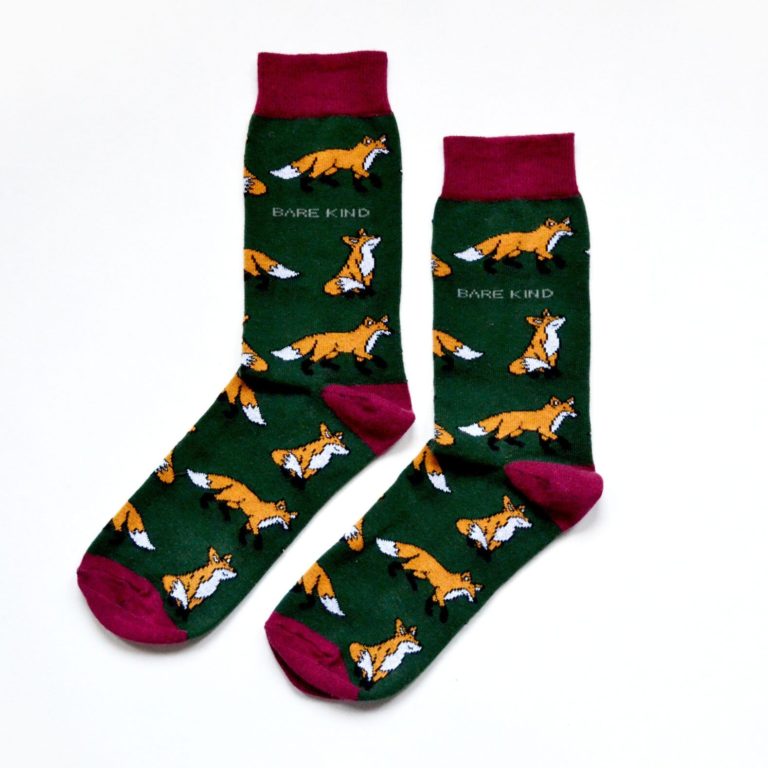 Save The Foxes Bamboo Socks